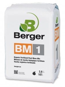 Berger BM 01 Organic fertilized peat moss mix