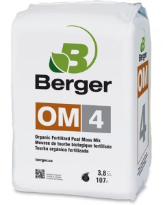 Berger OM 4 Fertilized Peat Moss Mix