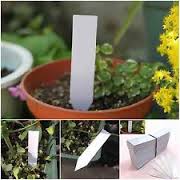 Images of pot markers in plants and in a stack