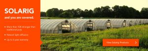 SOLARIG film on greenhouses